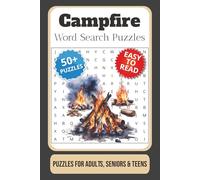 Campfire Word Search Puzzle Book: Word Searches with Easy to Read Print about Campfires, S’mores, Firewood, and More | 6x9 inches, 110 pages | 50+ puzzles … Gift for Vacations, Holidays and Free Times