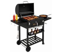 Campfire XL Outdoor Smoker Barbecue Charcoal Portable BBQ Grill Garden