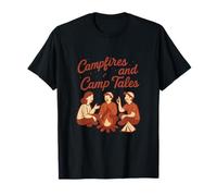 Campfires and Camp Tales Camping Crew Graphic T-Shirt