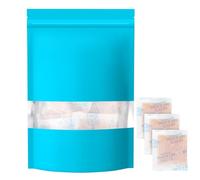 CAMPFOLKS Silica Gel Bag 10 Gram [40 Packs], Reusable Silica Gel Sachets, Desiccant sachets, Silica Beads for Food, 3D Printer, Filament Dryer, Shoe Boxes & Storage
