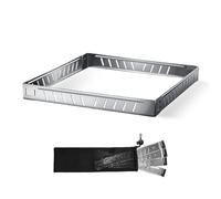 Campgeeks Camping Stove Windshield,Ring Foldable Stainless Steel Portable Card Stove Universal Windproof Ring Windproof And Energy Saving, Suitable For Cooking, Barbecue, Hiking,Equipment