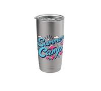 Campground Chronicles: A Summer Camp Adventure Pattern Stainless Steel Insulated Tumbler