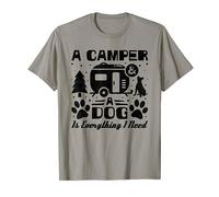 Camping, A Camper & A Dog Is Everything I Need T-Shirt