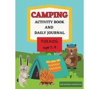 Camping Activity Book and Daily Journal For Kids, Puzzles, for Kids, Word Searches For 7 - 9, Mazes and More, Educational Activity Book About Camping For Kids