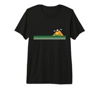 Camping Adventure with Tent in Moonlight Premium T-Shirt