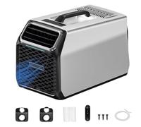 Camping Air Conditioner 5000 BTU with Compressor for Home Tent and RV Silver-220V