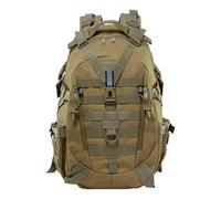 Camping Backpack - 1 35L Large Army 3-Day Assault Pack | Climbing Rucksack Hiking Outdoor Reflective Travel Backpack For Men, 900D Oxford Waterproof Fabric, Durable Heavy Duty Construction, Black