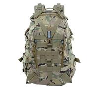 Camping Backpack - 1 35L Large Army 3-Day Assault Pack | Climbing Rucksack Hiking Outdoor Reflective Travel Backpack For Men, 900D Oxford Waterproof Fabric, Durable Heavy Duty Construction, Black