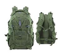 Camping Backpack - 35L Large Army 3 Day Attack Backpack | Climbing Backpack Hiking Outdoor Reflective Travel Backpack for Men, Waterproof 900D Oxford Fabric, Durable Sturdy Construction, Army Green