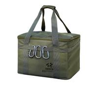 Camping Bag - Storage Container for Camping 42 Litres - Organizer with Handles Foldable Waterproof for Gym, Travel, Spending, army green, Please refer to the description, Please refer to description