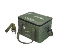 Camping Bags, Cooking Utensil Organizer, 36l Large Capacity Gear Storage Pouch, Foldable Tabletop Feature, Ideal for Outdoor, Hiking, Adventure, Travelers, 16.54x12.2x10.24 Inches