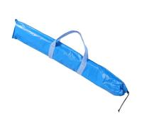 Camping Beach Umbrella Bag with Strap, Woven Cloth Blue | Spacious Zippered Opening, Reinforced Handle and Internal Buckles, Water Resistant Cover for Patio or Market Umbrellas