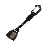 Camping Bear Protection Bell - Metal Pendant with Seven Core Parachute Rope, ABS and Zinc Buckle, Adjustable Mute Function | Ideal for Hiking