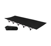 Camping Bed - Foldable Travel Cot, Lightweight Camp Bed, Portable Aluminium Bed for Adults, Outdoor Lullaby, Space Saving for Camping, Hiking, Travel, Office Lunch Break, Guest Room