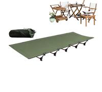 Camping Bed - Portable Compact Folding Beach, Ergonomic Comfort for Hiking, Travel, Outdoor, Home, Guests Break