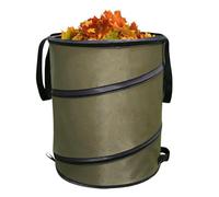 Camping Bin colla-psible | 3 Size Large Garden Pop-up Tidy Bag | Reusable Garden Waste Sacks Heavy Duty With Handles | Portable Waterproof Garbage leafs Container For Lawn Garden
