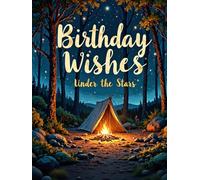 Camping Birthday Guest Book - Rustic Outdoor Campfire Party Sign-In Keepsake: Adventure Theme Memory Book with Gift Log, Photo & Message Pages for Nature Lovers