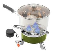 Camping Burner, Single Stove Kitchen Stove for Camping - Portable Foldable Burner Cooker with Storage Bag for Hiking, Fishing, Barbecue, Hunting