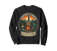 Camping Bushcraft The More You Know The Less You Carry Sweatshirt