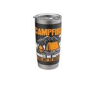 Camping Camper Campfire Makes me Happy You not so Much Stainless Steel Insulated Tumbler