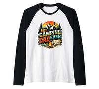 Camping Camper Dad Outdoor Adventure Explorer Lovers Proud Raglan Baseball Tee