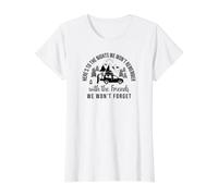 Camping-Camper Microcamper Travel-Caravan Quote Minicamper Value Graphic T-Shirt, Women, White, L