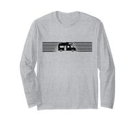 Camping camper mountains climb hiking motorhome Long Sleeve T-Shirt