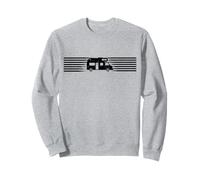 Camping camper mountains climb hiking motorhome Sweatshirt