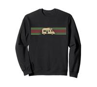 Camping camper mountains climb hiking motorhome Sweatshirt