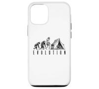 Camping Camper Tent Evolution Funny Man Ape Neanderthal Case for iPhone 12/12 Pro