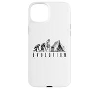Camping Camper Tent Evolution Funny Man Ape Neanderthal Case for iPhone 15 Plus