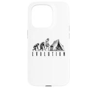 Camping Camper Tent Evolution Funny Man Ape Neanderthal Case for iPhone 15 Pro