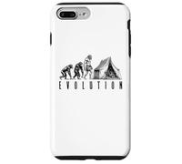 Camping Camper Tent Evolution Funny Man Ape Neanderthal Case for iPhone 7 Plus/8 Plus