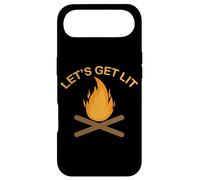 Camping campfire "Let's Get Lit" Case for iPhone Air
