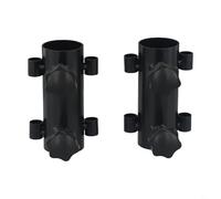 Camping Canopy Pole Fixer 2pcs Tent Holder Kit for Awning Rod Tubes, Heavy Duty Iron Support for Outdoors (adjustable)