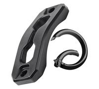 Camping Carabiner - Outdoor Curved Canopy Hooks for Hiking | Portable Outdoor Storage Hanger for Travel Hiking Mountaineering Adventure Backpack Tarp Awning Lantern Canopy