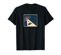 Camping caravan alien kidnapping vacation T-Shirt