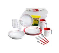 Camping Caravan Dish Set All Inclusive Cosmics 36 Pieces For 4 People Brunner