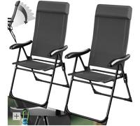 Camping Chair Folding Foldable Chairs Seat Lightweight Adjustable Backrest
