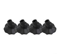 Camping Chair Foot For Pads 4pcs, Plastic Nonslip Covers with Adjustable Angle Design to Protect Chair Feet from Sinking on Soft Outdoor Surfaces (13mm)