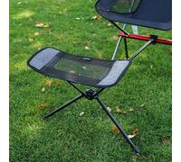 Camping Chair Footrest Attachment Folding Retractable Telescopic Leg Stool Adjustable Height Oxford Cloth Mesh For Outdoor Hiking Fishing Beach