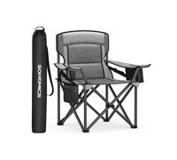 Camping Chair with Cup Holder Foldable, Slate Grey