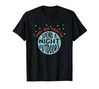 Camping Change Your Perspective Value Graphic T-Shirt, Men, Black, XL