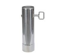 Camping Chimney Flue Stainless Steel Chimneys Straight Pipe Adjustable Tent Wood Stove Enduring Stainless Steel Straight for Camping