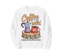 Camping Coffee Lover Outdoor Morning Wilderness Adventure Sweatshirt
