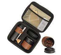 Camping Coffee Set | Drip Coffee Accessories Set | Multifunction Grinder with Portable Carrying Set for Hiking Travel Beach and Home