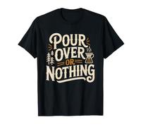 Camping Coffee Snob Pour Over Percolator Outdoors Morning T-Shirt