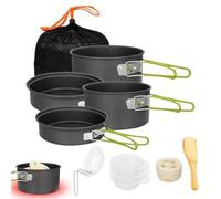 Camping Cooking Pot,Cooking Utensils With Non Stick Pans | Cooking Utensils For Hiking - For 2-3 People, Outdoor, Picnic, Hiking And Backpack