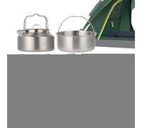 Camping Cooking Set,Saucepans & Bowls Set | Adult Equipment and Big Family Outdoor Hiking Picnic Adventure