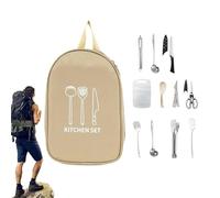 Camping Cooking Utensils 12 Pieces Portable Cookware